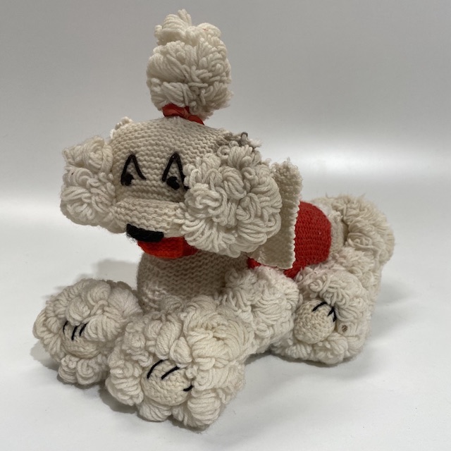 SOFT TOY, Knitted Poodle